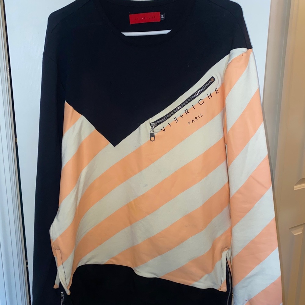Long sleeve zipper side high quality shirt